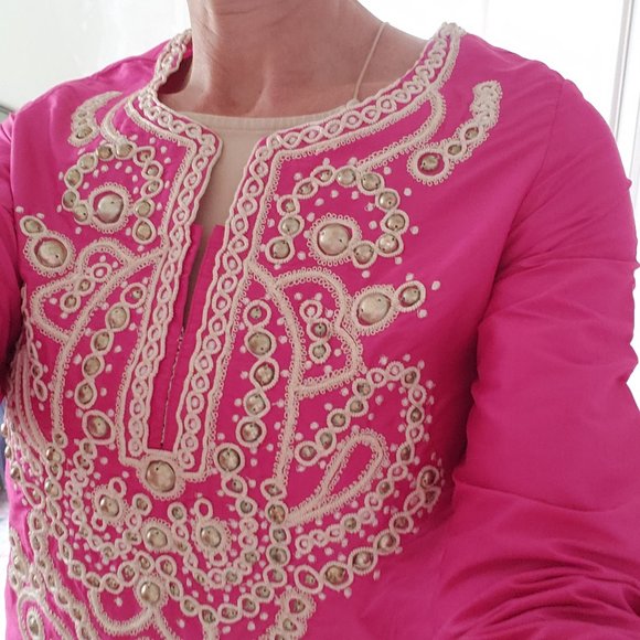 Beaded Silk Tunic - from Barney's NY - Picture 9 of 9